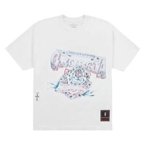 Cactus Jack by Travis Scott x Mitchell & Ness University Of Georgia Tee New SOO